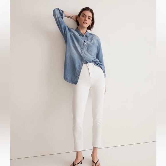 Madewell Women's Cream Jeans - Picture 9 of 12